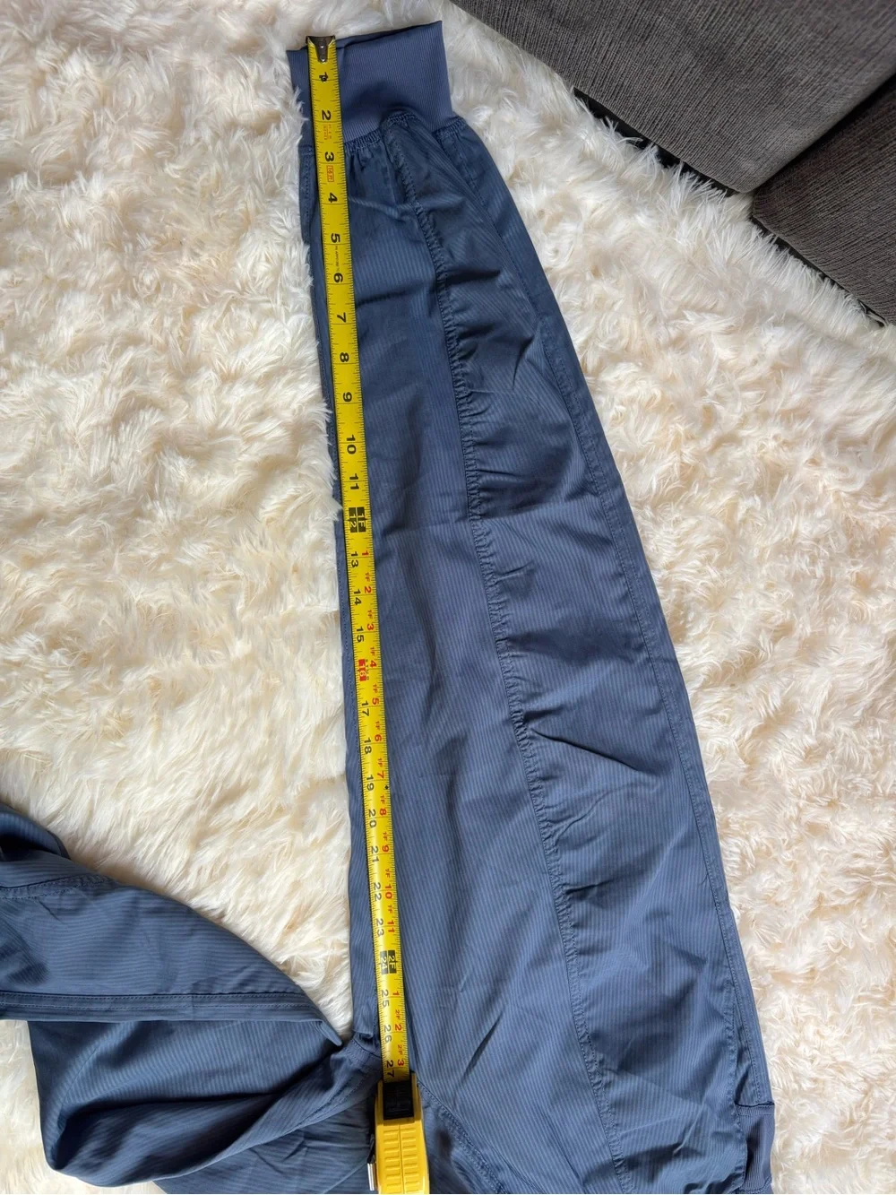 Lululemon Blue Gray Jogger Pants Size 6 Drawstring Pockets